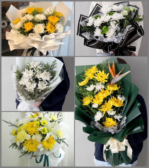 河北邯郸广平县十里铺乡白事花束代送